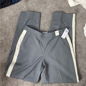 Abercrombie side stripe work pants